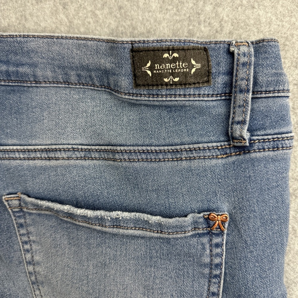 Nanette Lepore Women's Belle High Rise‎ Ankle Skinny Jeans Size 18 - Picture 7 of 9